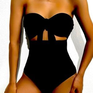 Sexy Black One Piece swimsuit